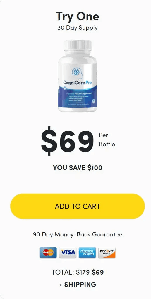 CogniCarePro 1 bottle