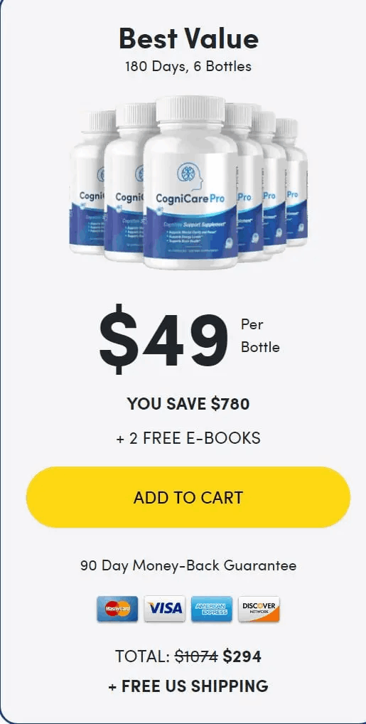 CogniCarePro 6bottle